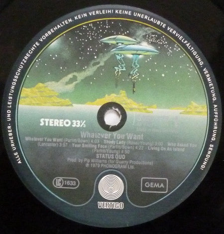 Status Quo : Whatever You Want (LP, Album)