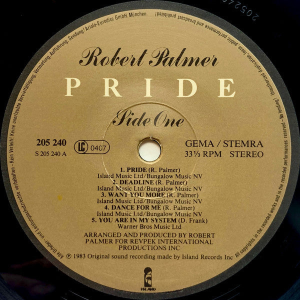 Robert Palmer Pride In Use lifestyle shot