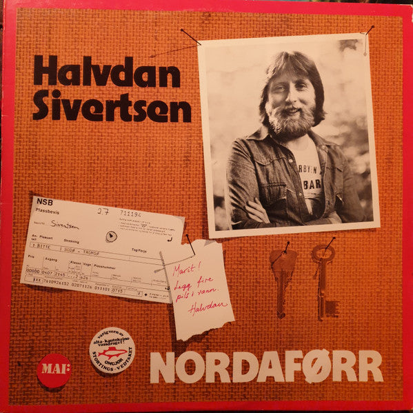 Halvdan Sivertsen : Nordaførr (LP, Album, Yel)