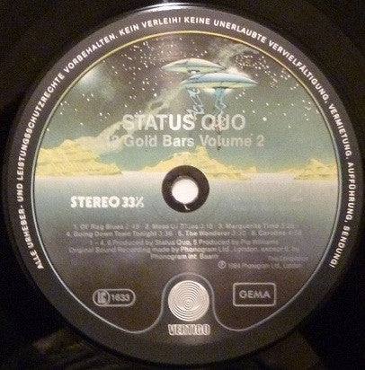 Status Quo : 12 Gold Bars Volume II (LP, Comp)