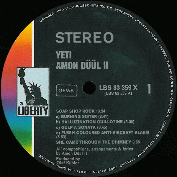 Amon Düül II : Yeti (2xLP, Album)