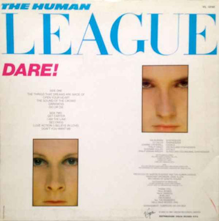 The Human League Dare! (LP) (Very Good Plus (VG+))