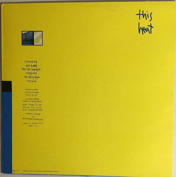 This Heat : This Heat (LP, Album, Mono)