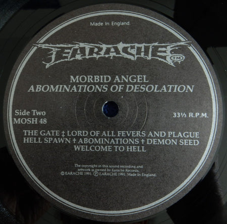Morbid Angel : Abominations Of Desolation (LP, Album)