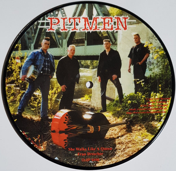 Pitmen : She Walks Like A Queen  (7", Pic)