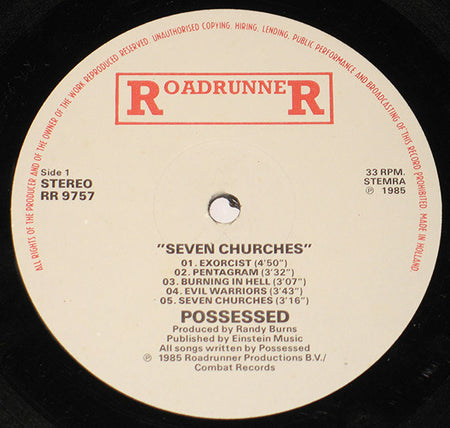 Possessed : Seven Churches (LP, Album)