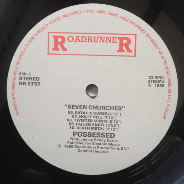 Possessed : Seven Churches (LP, Album)