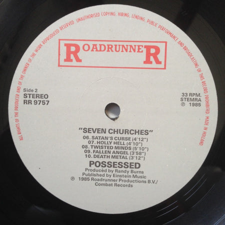 Possessed : Seven Churches (LP, Album)