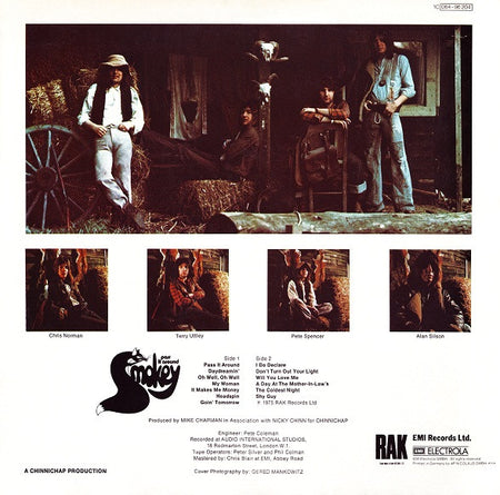 Smokie : Pass It Around (LP, Album, RE)