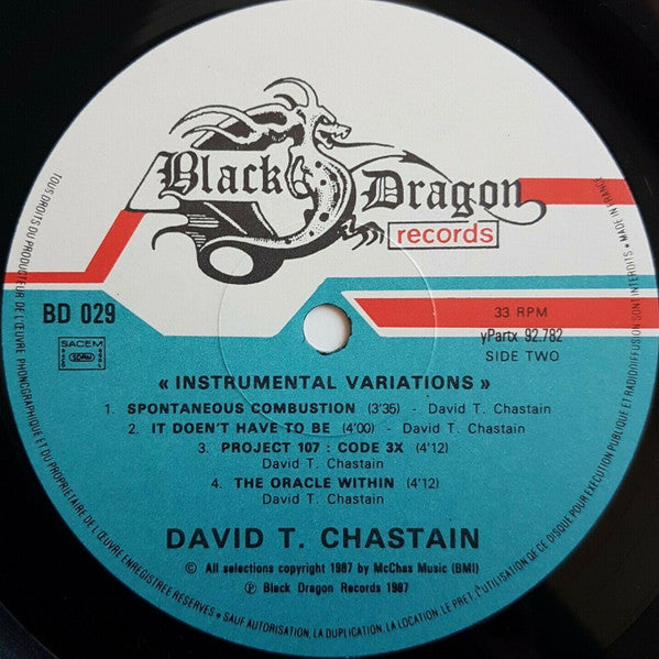 David T. Chastain : Instrumental Variations (LP, Album)