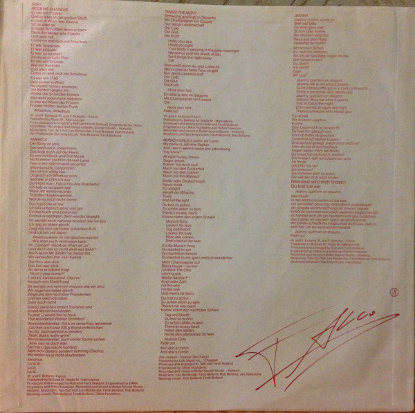Falco : Falco 3 (LP, Album)