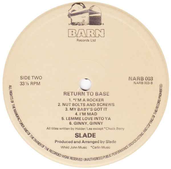 Slade - Return To Base (LP) (Near Mint (NM or M-))