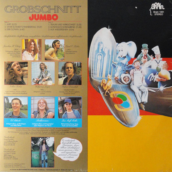 Grobschnitt : Jumbo Mit Deutschen Texten (LP, Album, RE, RP)
