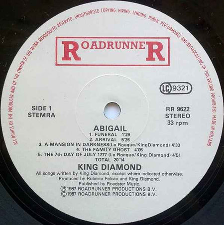 King Diamond - Abigail (LP) (Near Mint (NM or M-))