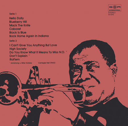 Louis Armstrong : Blueberry Hill (LP, Comp, Mono)