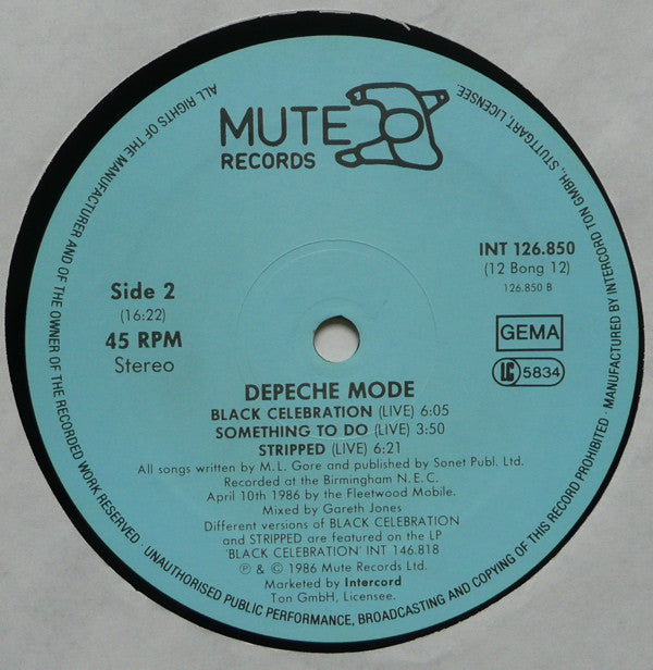 Depeche Mode : A Question Of Time (Extended Remix) (12", Maxi)