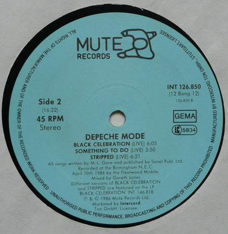 Depeche Mode : A Question Of Time (Extended Remix) (12", Maxi)