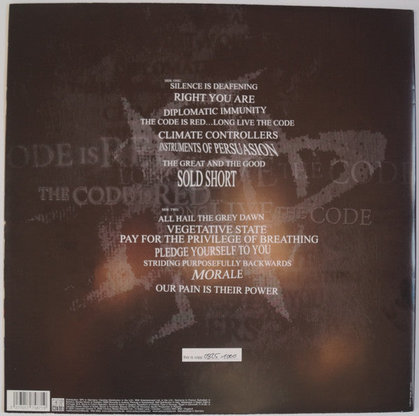 Napalm Death : The Code Is Red... Long Live The Code (LP, Album, Ltd, Num)
