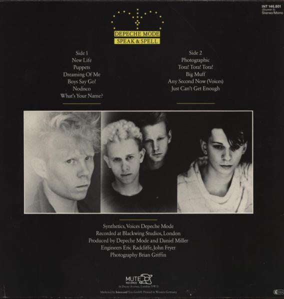 Depeche Mode : Speak & Spell (LP, Album)