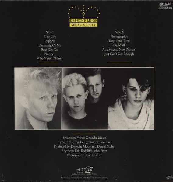 Depeche Mode - Speak & Spell (LP) (Near Mint (NM or M-))
