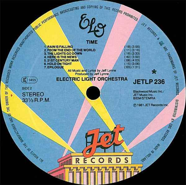 Electric Light Orchestra Time (LP) (Near Mint (NM Or M ))