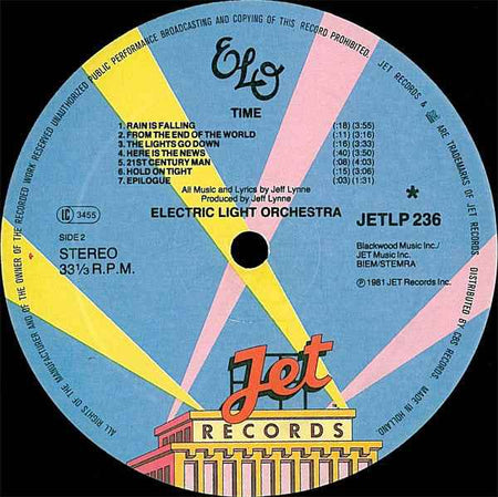 Electric Light Orchestra Time (LP) (Near Mint (NM Or M ))
