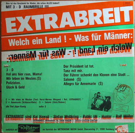 Extrabreit : Welch Ein Land ! - Was Für Männer: (LP, Album)
