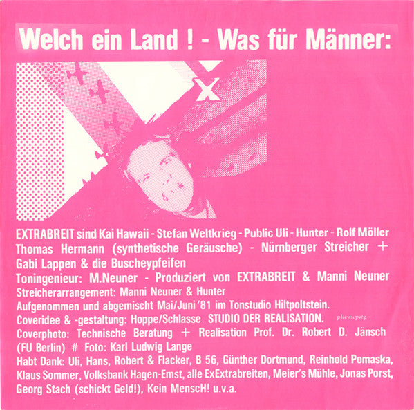 Extrabreit : Welch Ein Land ! - Was Für Männer: (LP, Album)