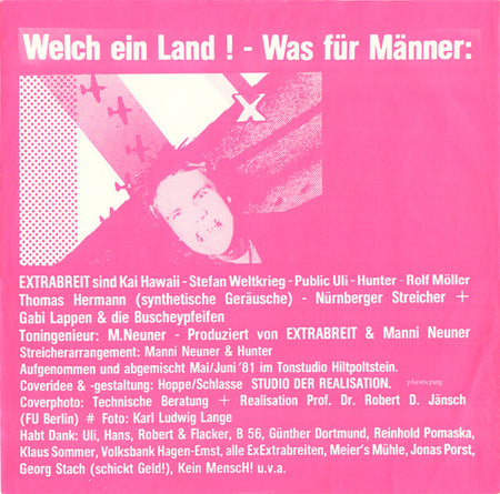 Extrabreit : Welch Ein Land ! - Was Für Männer: (LP, Album)