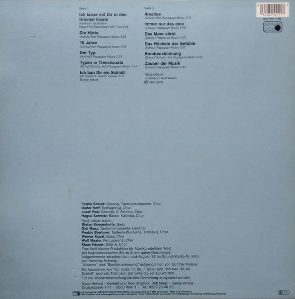 Neue Heimat : Die Härte (LP, Album, RE)