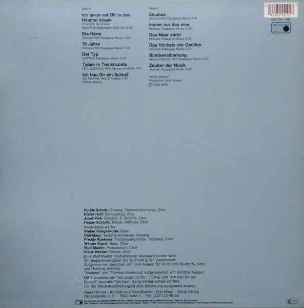 Neue Heimat - Die Härte (LP) (Near Mint (NM or M-))
