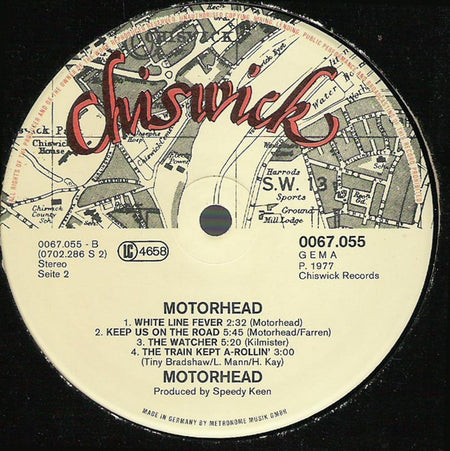 Motörhead : Motörhead (LP, Album, Map)