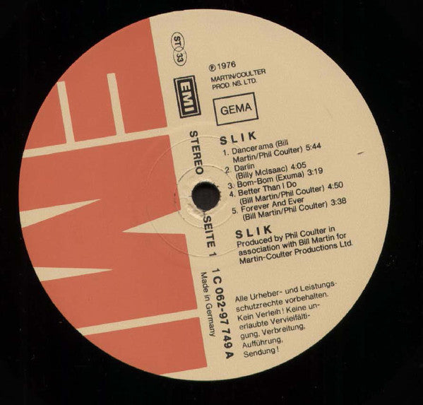 Slik : Slik (LP, Album, Gat)