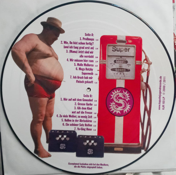 Eisenpimmel : Sexmaschinen Tanken Super (LP, Album, Num, Pic, RE)
