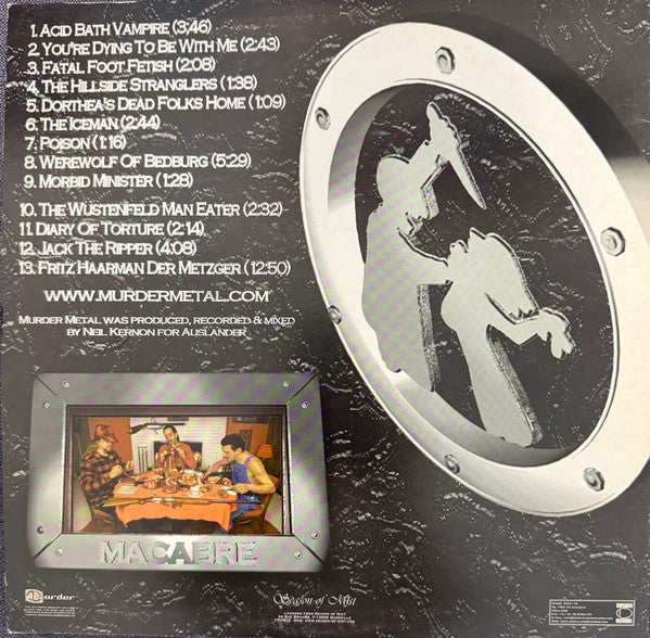 Macabre : Murder Metal (LP, Album)