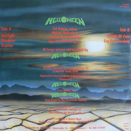 Helloween : Helloween (12", MiniAlbum)