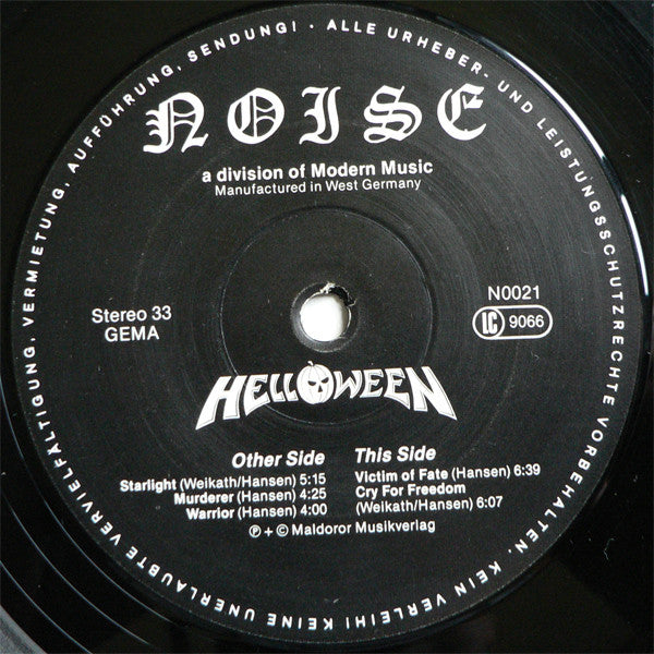 Helloween : Helloween (12", MiniAlbum)