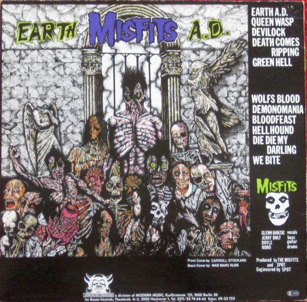 Misfits : Earth A.D. / Wolfs Blood (LP, Album)