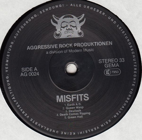 Misfits : Earth A.D. / Wolfs Blood (LP, Album)