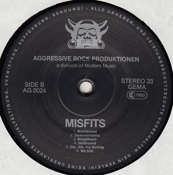 Misfits : Earth A.D. / Wolfs Blood (LP, Album)