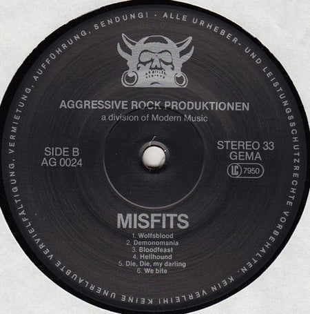 Misfits : Earth A.D. / Wolfs Blood (LP, Album)