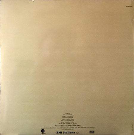 Grand Funk Railroad : We're An American Band (LP, Album, Gat)