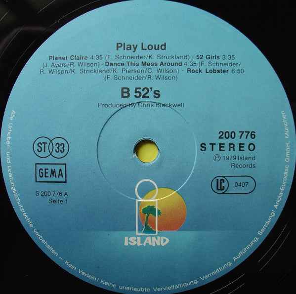 The B-52's - Play Loud (LP) (Near Mint (NM or M-))
