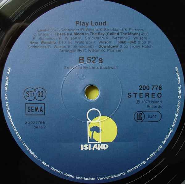 The B-52's - Play Loud (LP) (Near Mint (NM or M-))