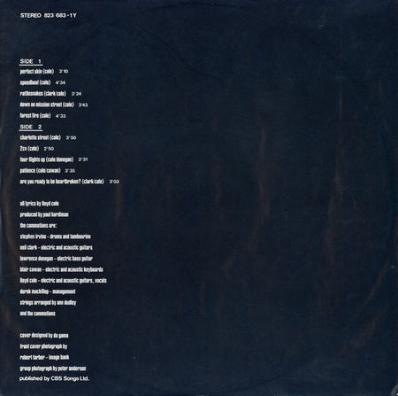 Lloyd Cole & The Commotions : Rattlesnakes (LP, Album)