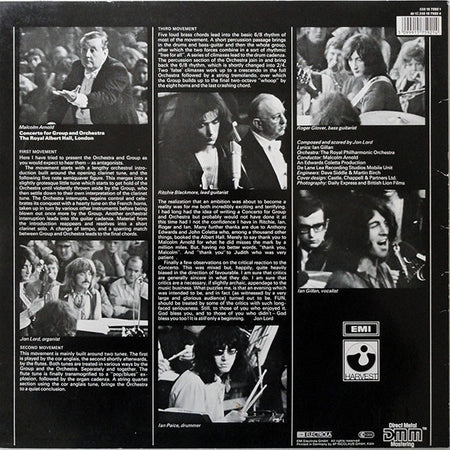 Deep Purple, Royal Philharmonic Orchestra Conducted by Malcolm Arnold : Concerto For Group And Orchestra (LP, Album, RE, RM)