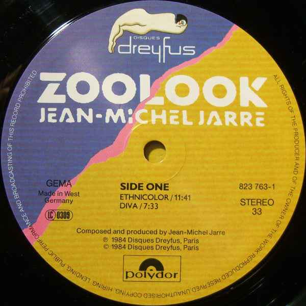Jean-Michel Jarre - Zoolook (LP) (Very Good Plus (VG+))