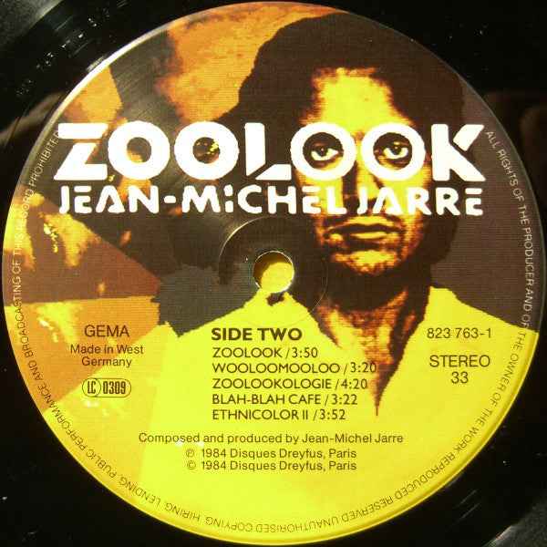 Jean-Michel Jarre - Zoolook (LP) (Very Good Plus (VG+))