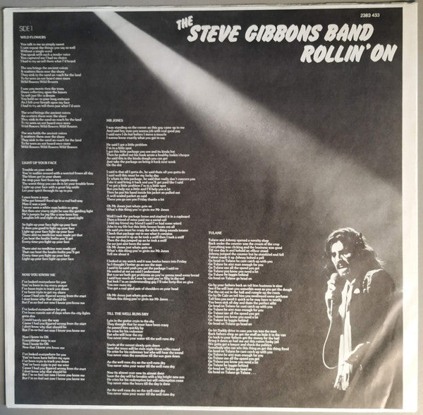 Steve Gibbons Band : Rollin' On (LP, Album)