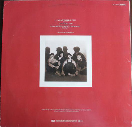 Queen : I Want To Break Free (Extended Mix) (12", Maxi)